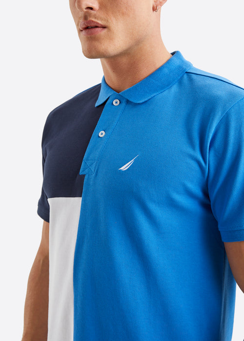 Nautica Jaxson Polo Shirt - Blue - Detail
