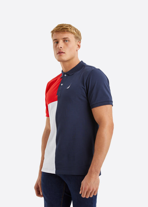 Nautica Jaxson Polo Shirt - Dark Navy - Front