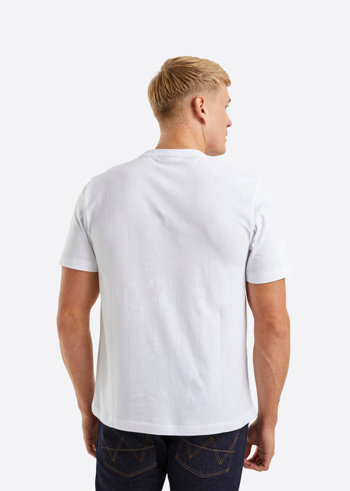 Nautica Dane T-Shirt - White - Back