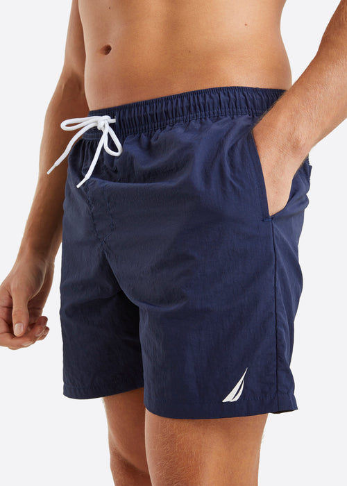 Nautica Karson 6" Swim Short - Dark Navy - Front