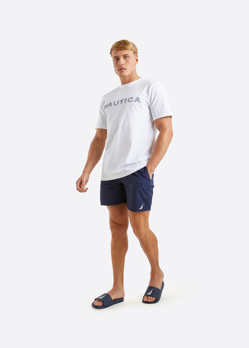 Nautica Karson 6" Swim Short - Dark Navy - Full Body