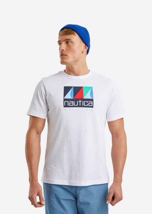 Nautica Brody T-Shirt - White - Front
