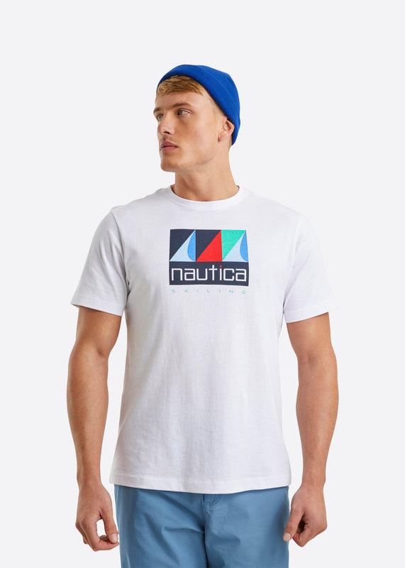 Nautica Brody T-Shirt - White - Front