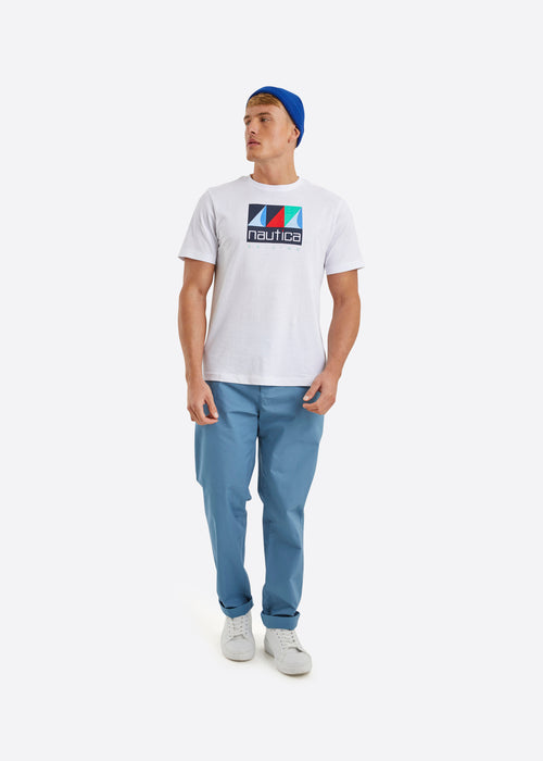 Nautica Brody T-Shirt - White - Full Body