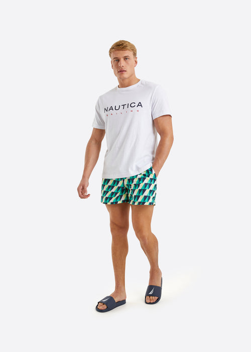 Nautica Dorval 4" Swim Short - Mint - Full Body
