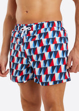 Load image into Gallery viewer, Nautica Dorval 4&quot; Swim Short - True Red - Front