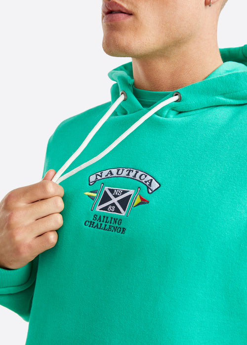 Nautica Vancouver OH Hoody - Mint - Detail