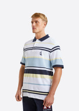 Load image into Gallery viewer, Nautica Merlot Polo Shirt - White - Front